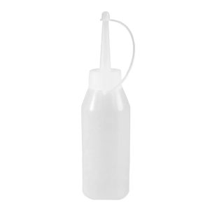 Almotolia Plástica Transparente Bico Reto (TAYLOR) – Frasco 120 ml