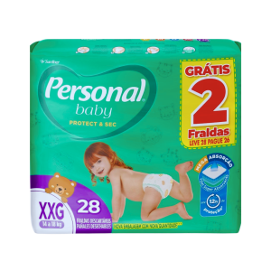 Fralda Personal Soft e Protect Mega