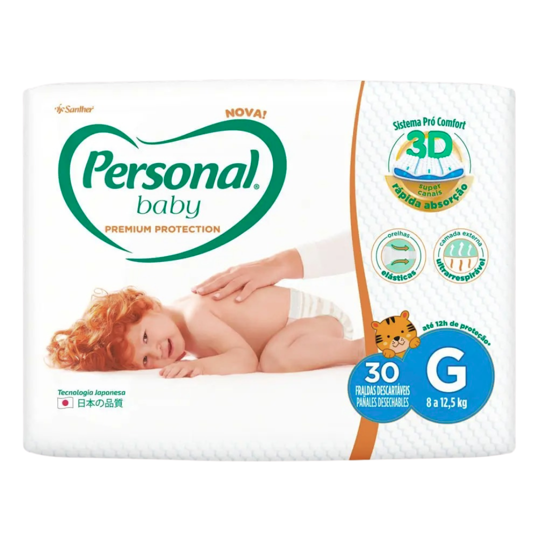 Fralda Personal Baby Premium Protection Mega - Image 2