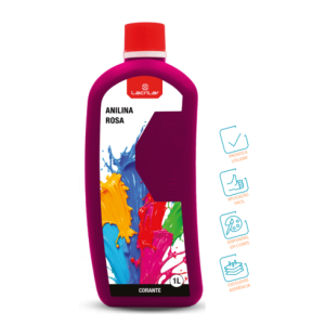 Anilina Líquida Rosa – Lacrilar (Frasco 1L)